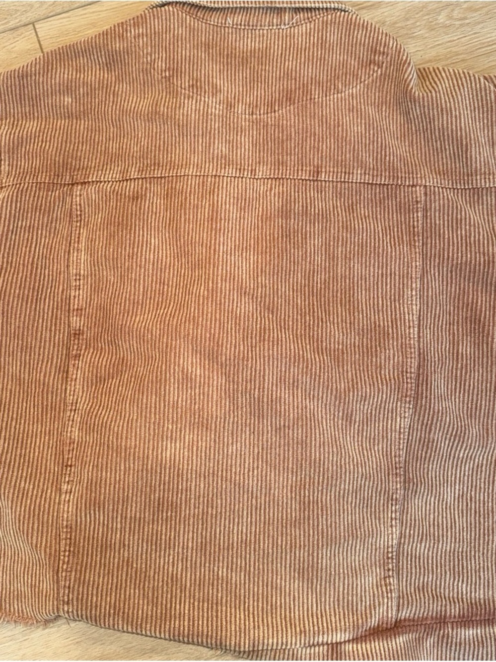 Altar'd State Corduroy Trucker Jacket in Rust - Picture 3 of 3